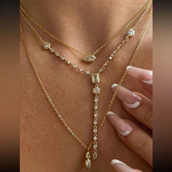 Dainty necklace N529 - Picture 1 of 4